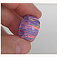 Wide ring made of synthetic opal 'Multi-Lavender'. Rings. Wooden jewellery. Online shopping on My Livemaster.  Фото №2