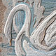 "Лебедь" из песка картина, Картины, Щелково,  Фото №1