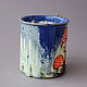 Tazas y tazas: Caracol y Amanita. Mugs and cups. Mila. Ярмарка Мастеров.  Фото №4