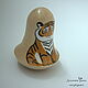 Order Tumbler Tigers hand-painted. Very big ears (verybigears). Livemaster. . Figurines Фото №3