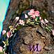 Венок "Сакура". Украшения для причесок. Witchy Lilac: Stones & Flowers. Ярмарка Мастеров.  Фото №5