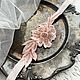 Подвязка для невесты с вышивкой по кружеву, ПН-176. Подвязки. Leteria. Ярмарка Мастеров.  Фото №5