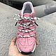 Order Sneakers for women, ostrich leather, in pink. SHOES&BAGS. Livemaster. . Sneakers Фото №3