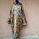 Silk quilted coat of ikat. Uzbek chapan. boho coat. Coats. businka34. Online shopping on My Livemaster.  Фото №2