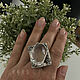 Silver ring with crystal. Ring. BOR.N | avtorskoe serebro. Online shopping on My Livemaster.  Фото №2