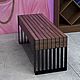 Лавка PARTIZAN. Стулья. BULL WULL FURNITURE. Ярмарка Мастеров.  Фото №6