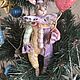 Ватная игрушка Кролик цирковой  с шариком. Елочные игрушки. DIY-Christmas toys. Ярмарка Мастеров.  Фото №5