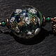 Кулон лэпворк - Спиральный мир (лэмпворк кулон. lampwork). Тагильцева Наталья