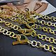Chain with lock togl Buffalo Horn Zebu 28cm. Chains. - Olga - Mari Ell Design. My Livemaster. Фото №4