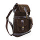 Backpack female suede brown Chocolate velvet Mod R12p-222. Backpacks. Natalia Kalinovskaya. My Livemaster. Фото №4