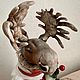 Заказать Лось Гавриил. Татьяна. Ярмарка Мастеров. . Интерьерная кукла Фото №3