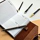Кожаный ежедневник Модерн с индивидуальной гравировкой формата А6. Ежедневники. Дарья Золотарева. Ярмарка Мастеров.  Фото №5