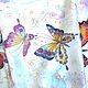 batik scarf 'carefree butterfly'. Scarves. OlgaPastukhovaArt. My Livemaster. Фото №6