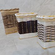 Для дома и интерьера handmade. Livemaster - original item Baskets; three baskets. Handmade.