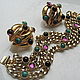 Order Clips vintage Zoom Zoom, large. Retro Style. Livemaster. . Vintage jewelry sets Фото №3