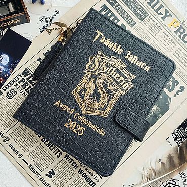 Канцелярские товары ручной работы. Ярмарка Мастеров - ручная работа Блокнот "Гарри Поттер"/СЛИЗЕРИН. Handmade.
