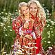 Платье в стиле А-ля Русс - коллекция "Bouquets de Fleur". Платья. Август ван дер Вальс. Интернет-магазин Ярмарка Мастеров.  Фото №2
