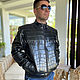 Men's Crocodile Leather Jacket. Mens outerwear. exotiqpython. Online shopping on My Livemaster.  Фото №2