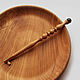 Luneville hook carved (Sycamore) with Swarovski bead. Embroidery tools. Valerie. Online shopping on My Livemaster.  Фото №2