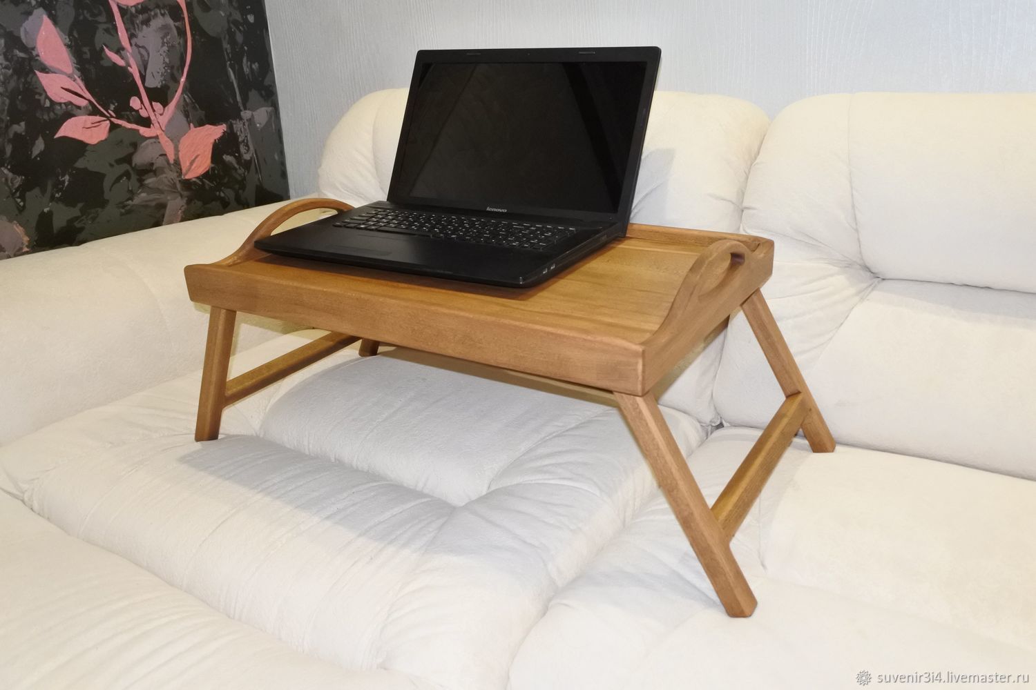 Портативный столик для ноутбука с охладителем e table