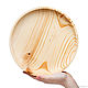 Order Flat wooden plate made of fir 19 cm. T67. ART OF SIBERIA. Livemaster. . Plates Фото №3