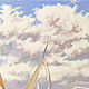 Oil painting on canvas Regatta. Sailboats on the waves Buy paintings. Pictures. pirogov-maxim. My Livemaster. Фото №6
