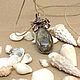  Pendant made of copper with Aquarian quartz. Pendant. Nenuphar art studio (kuvshinka-irina). Online shopping on My Livemaster.  Фото №2