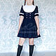 School uniform: School dress Art. .061 (removable Podjubnik). School uniforms. ModSister. My Livemaster. Фото №4