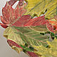 Autumn maple - plate d24 cm. Plates. Elena Zaychenko - Lenzay Ceramics. My Livemaster. Фото №5