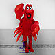 Crab. Mascot. Props for animators. Magazin-masterskaya Lilu. Интернет-магазин Ярмарка Мастеров.  Фото №2