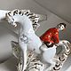 Porcelain composition 'humpbacked Horse', Dulevo, Russia. Vintage interior. Dutch West - Indian Company. My Livemaster. Фото №4