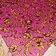 Заказать Шелк, Versace "Золотые Вензеля". Ткани из Италии (BrandTkani). Ярмарка Мастеров. . Ткани Фото №3