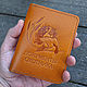 Cover for hunting documents mod.2 Dog chestnut buttero. Passport cover. Labour. My Livemaster. Фото №4