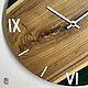 Часы лофт из цельного карагача. Часы классические. Akutrau Woodworking. Ярмарка Мастеров.  Фото №4