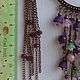 *February*Set 'Lilac'. Jewelry Sets. things (schtu4ki). My Livemaster. Фото №6