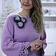Заказать Вязаное платье с ажурным кружевом. Наталья Седых доМ-Мод. Ярмарка Мастеров. . Платья Фото №3