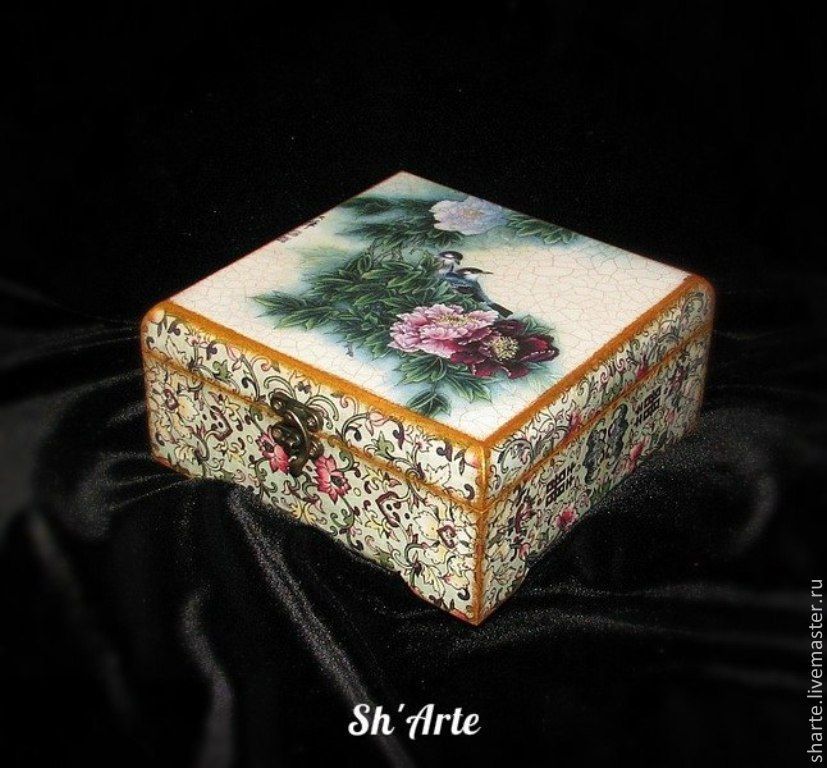 Box in Chinese style Peony-4, Box, Moscow,  Фото №1