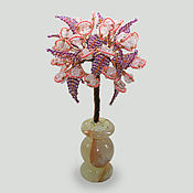 Цветы и флористика handmade. Livemaster - original item Rose quartz tree 