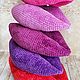 Order Knitted plush lips 'Wine kiss'. Studio knitted decor COZYHOME. Livemaster. . Pillow Фото №3