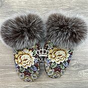 Аксессуары handmade. Livemaster - original item Pavloposadsky mittens as a gift. Handmade.