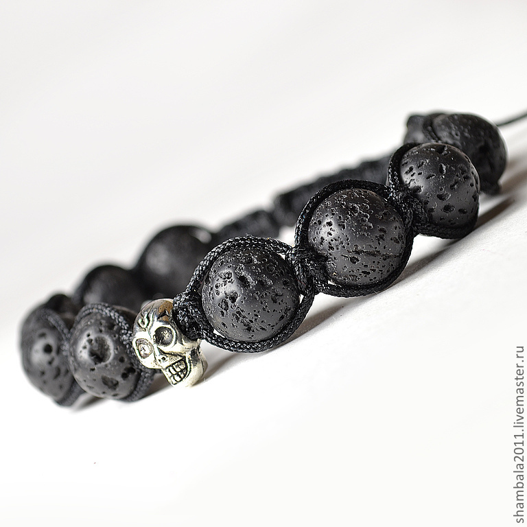 U – Línea Pulsera Shambala De Con Ordena Tienda 1i2e1comMoscow Volcánica C Compra Calavera Livemaster La El Lava En Piedra EDYWI2H9