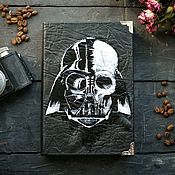 Канцелярские товары handmade. Livemaster - original item A notebook with Darth Vader. Handmade.