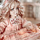 doll Lisa. Author's textile doll collectible. Boudoir doll. AlbinaDolls. My Livemaster. Фото №5