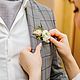 Заказать Букет невесты, бутоньерки и комплект аксессуаров. Flowersandlove.wedding. Ярмарка Мастеров. . Свадебные букеты Фото №3