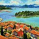  Oil painting Landscape 'Over the roofs. Rovinj', Pictures, Moscow,  Фото №1