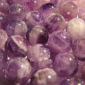 Материалы для творчества handmade. Livemaster - original item Amethyst beads smooth ball 10mm. Beads of amethyst.. Handmade.
