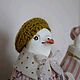 Заказать Голуби. Интерьерные куклы ручной работы. Pigeon dolls. Регина Рыжова. Ярмарка Мастеров. . Будуарная кукла Фото №3