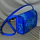 "Голубые розы"- небольшая сумочка через плечо, Сумка через плечо, Белозерск,  Фото №1