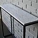 Консольный стол "Marble Light Gray". Столы. The Sarai. Интернет-магазин Ярмарка Мастеров.  Фото №2