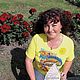 Футболка с рисунком "Яркие рыбки" ручная роспись женская. Футболки. Шалунья (FunnyFairy). Ярмарка Мастеров.  Фото №4